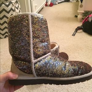 Sparkly Ugg Boots size 9